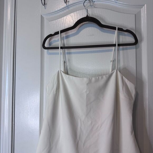 Likely x Revolve Amica Tiered Ruffle Hem Mini Dress in White NWT Women’s Size 14 - Picture 6 of 11